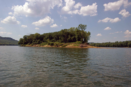 Brush Creek Island-Ohio River in Adams County