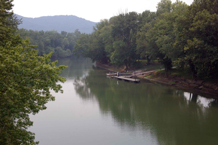 Brush Creek boat ramp