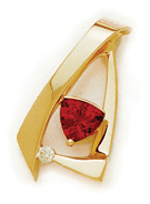 Garnet & Diamond Slide